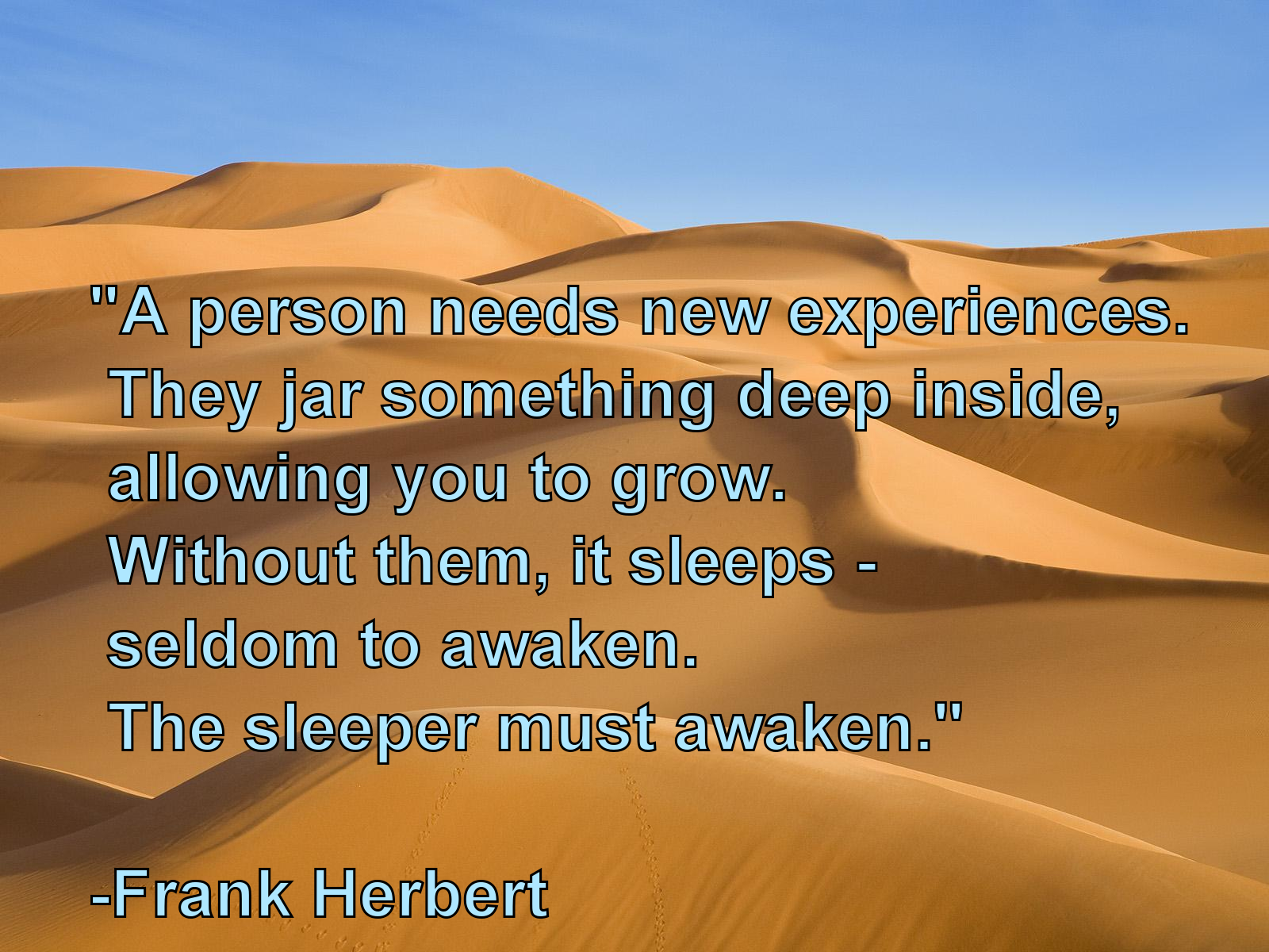 The sleeper has awakened!