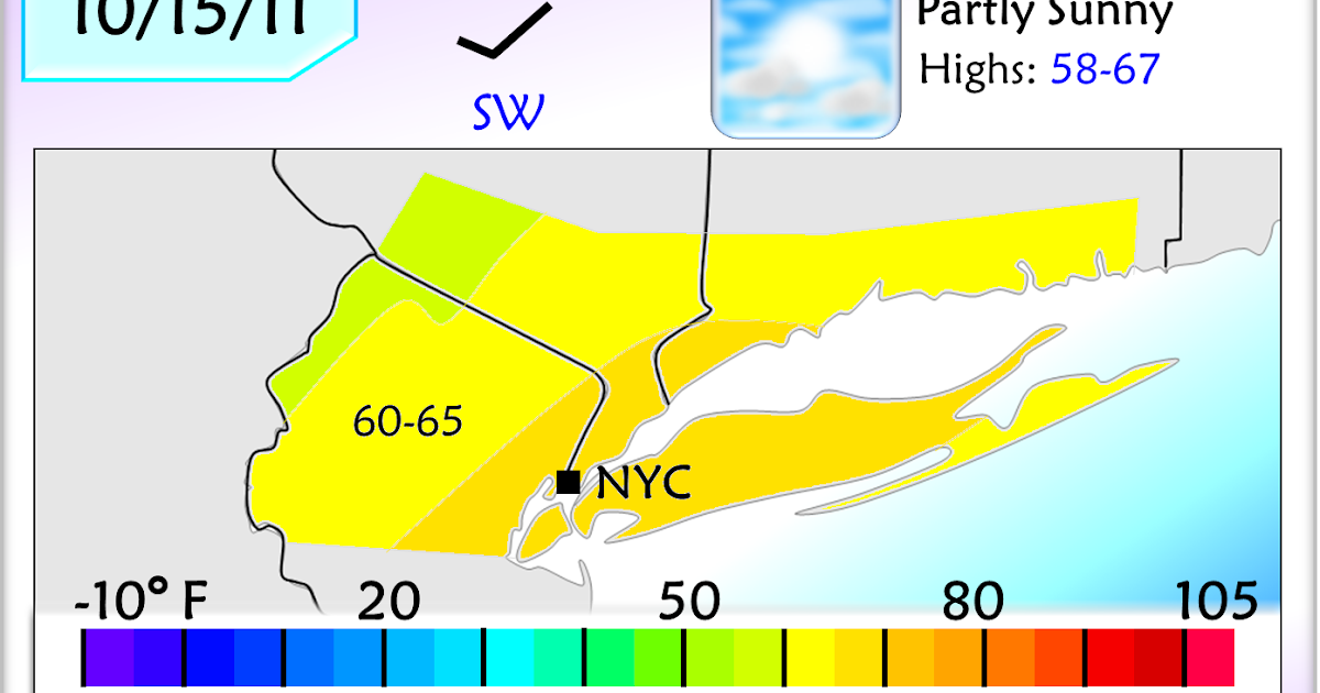 NYC Area Weather Oct 14, 2011 Colder Temperatures Return Tomorrow