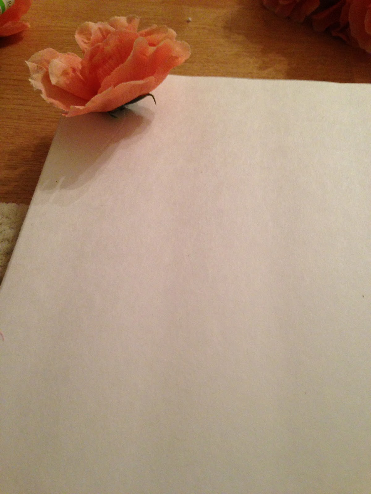 DIY Ombre Flower Wall Rellebelle's World