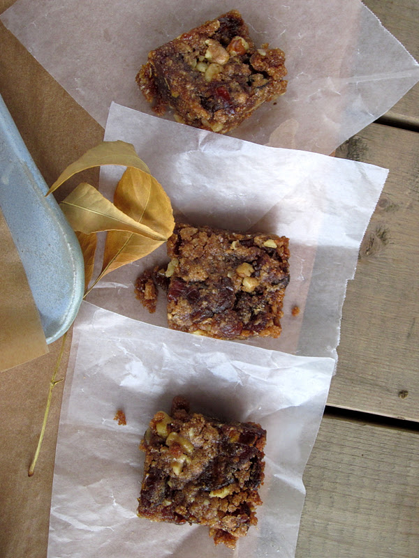 A Kuk's Kitchen Chewy Date Walnut Bars