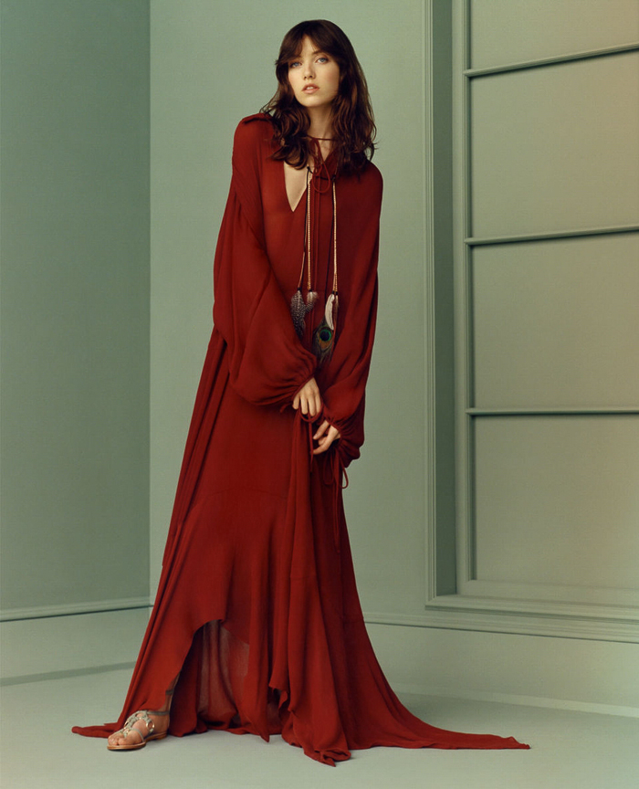 Nueva colección de Zara Primavera 2015 estilo sixties bohemio inspirado en Saint Laurent