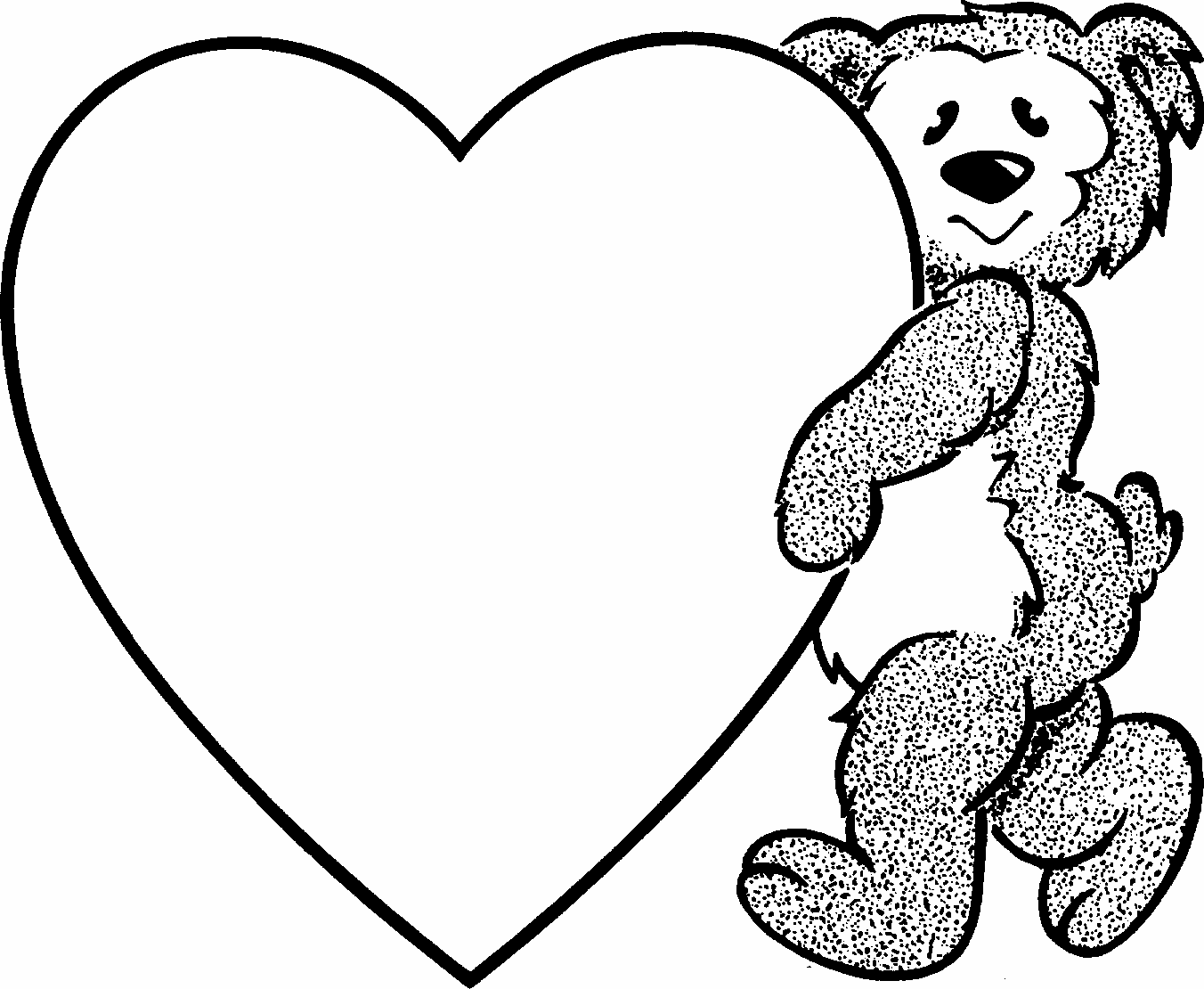 coloring sheet bear