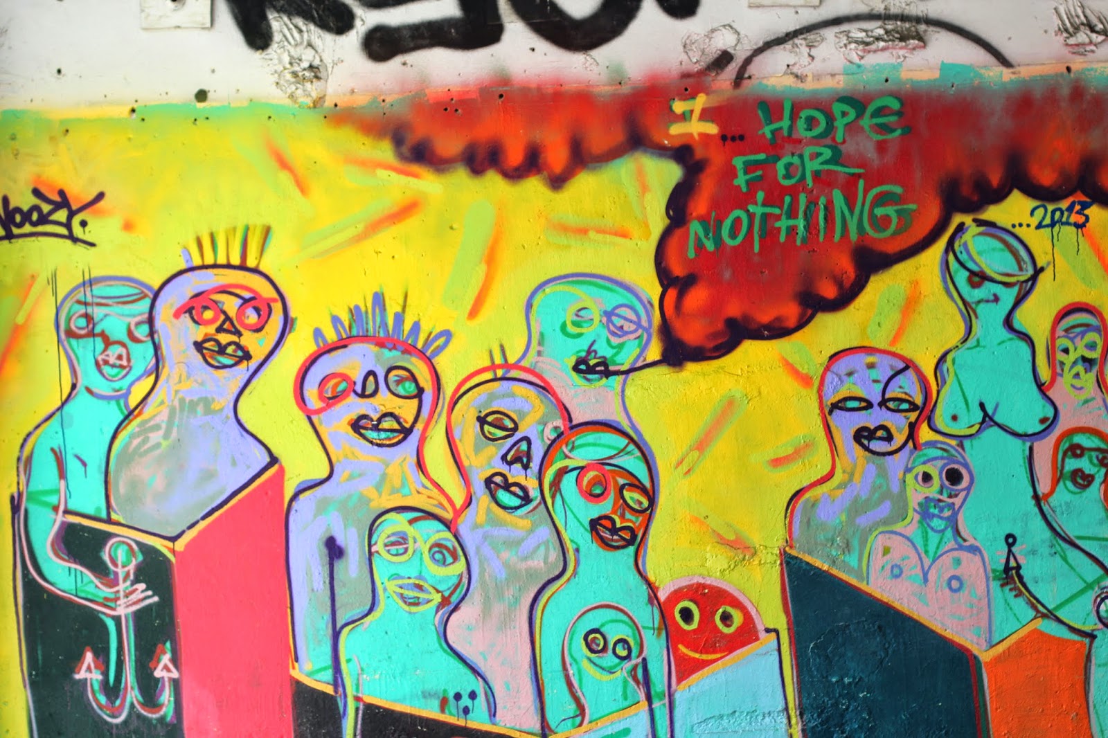 Keith Haring Painting Street Art Mural