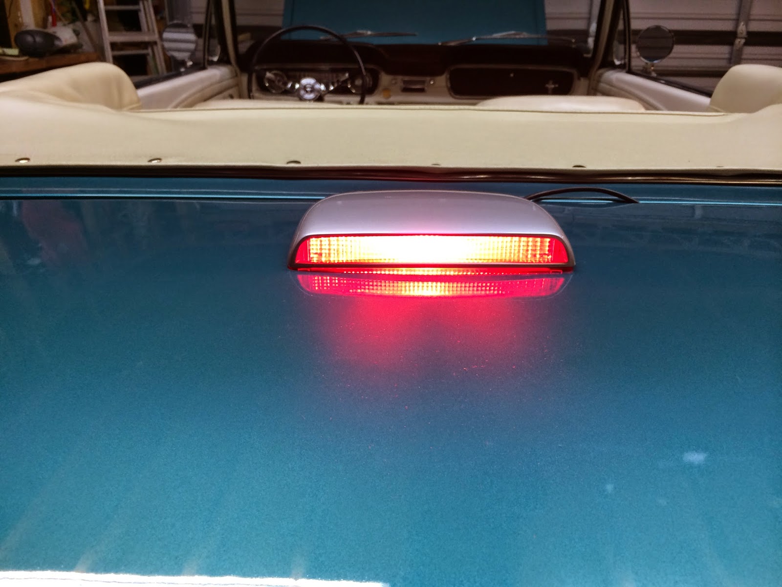 1965 Convertible Mustang Restoration Different versions of Third Brake