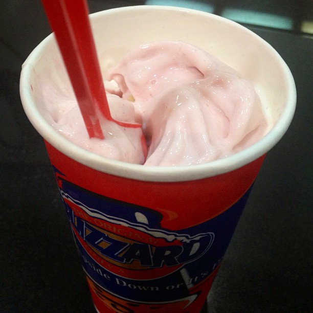 SERVED UPSIDE DOWN Dairy Queen is My Fave Ice Cream! THE RED LIPPIE