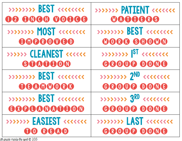 6th Grade Marks the Spot: Mystery Math Sticks: Make them ACCOUNTABLE!