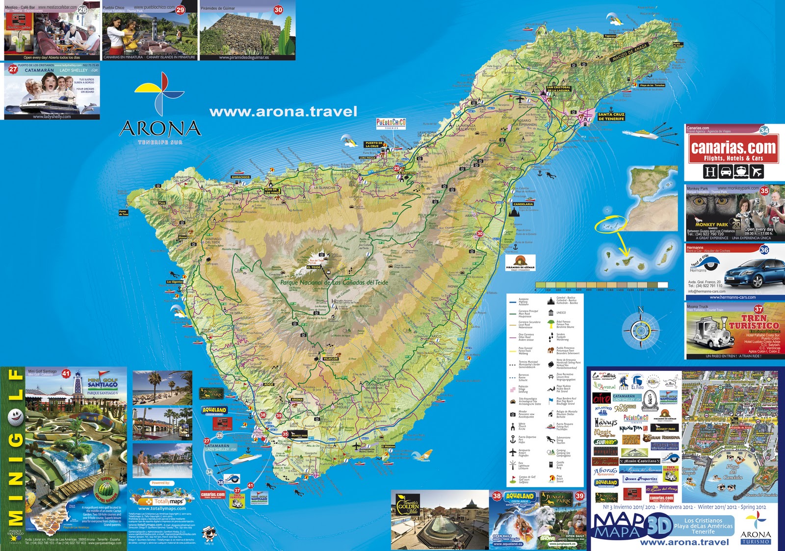 Vector map Santa Cruz de Tenerife