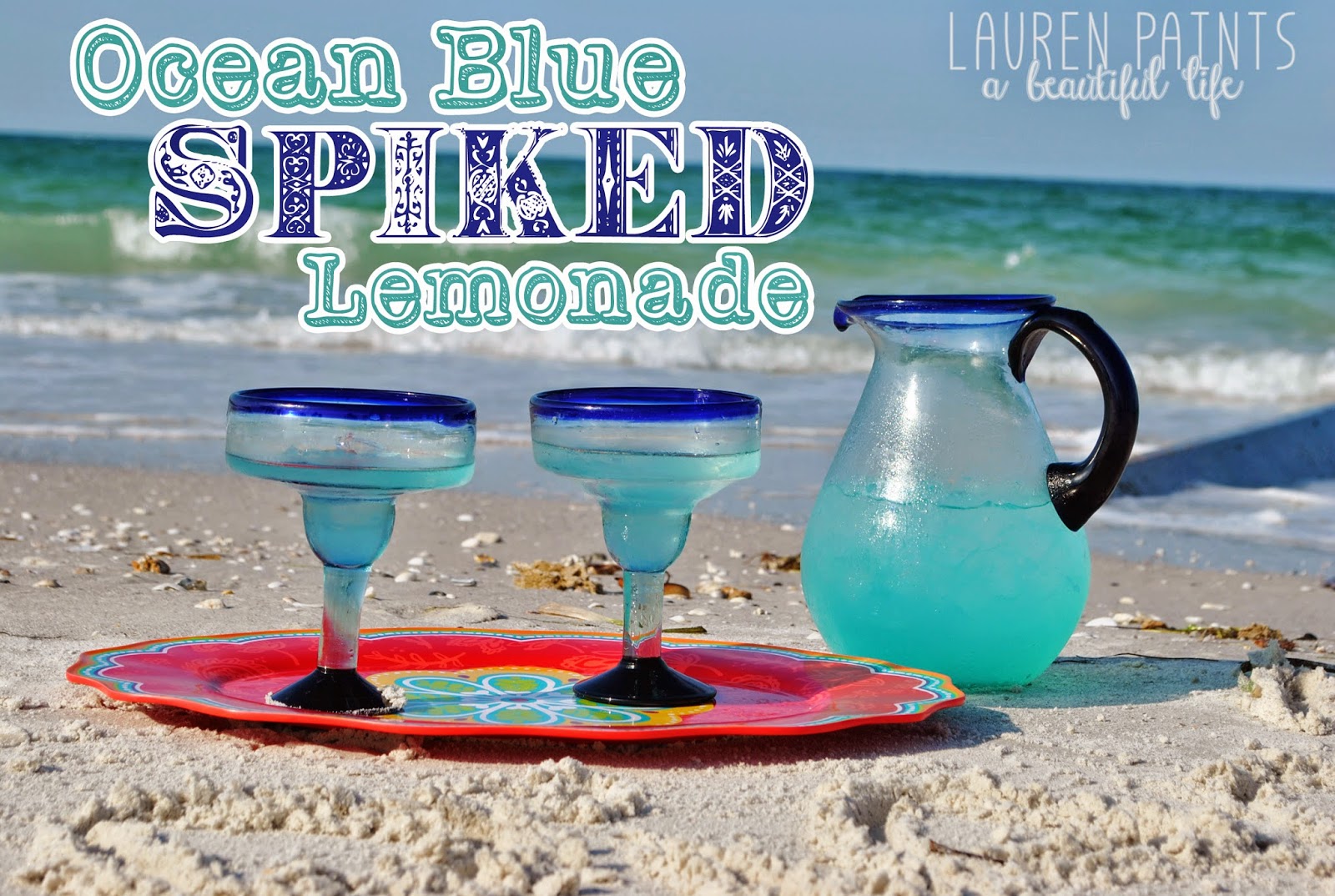 Delicious & Simple Ocean Blue {Spiked} Lemonade Recipe