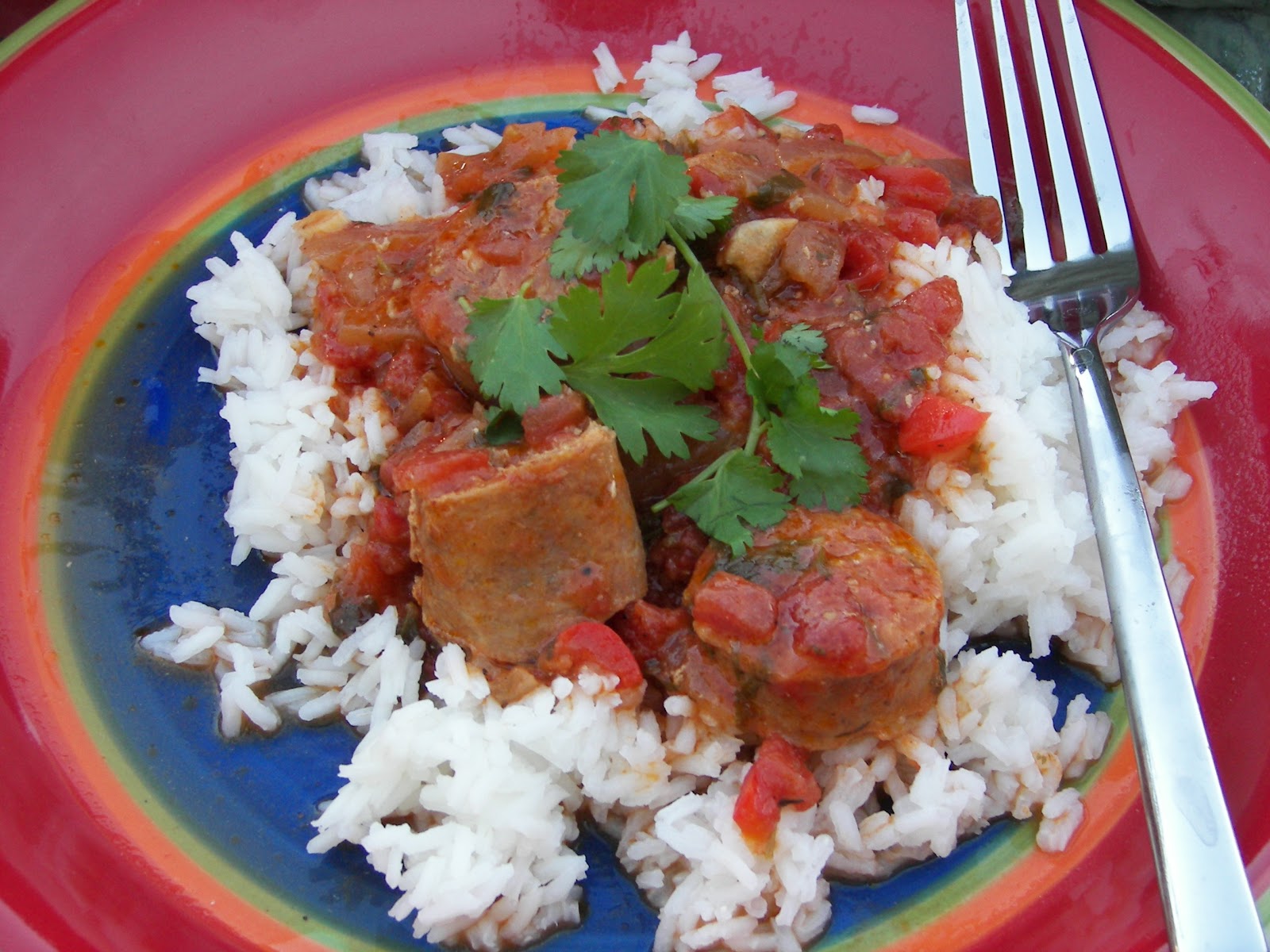 Red Couch Recipes Spicy Spanish Sausage Ragu