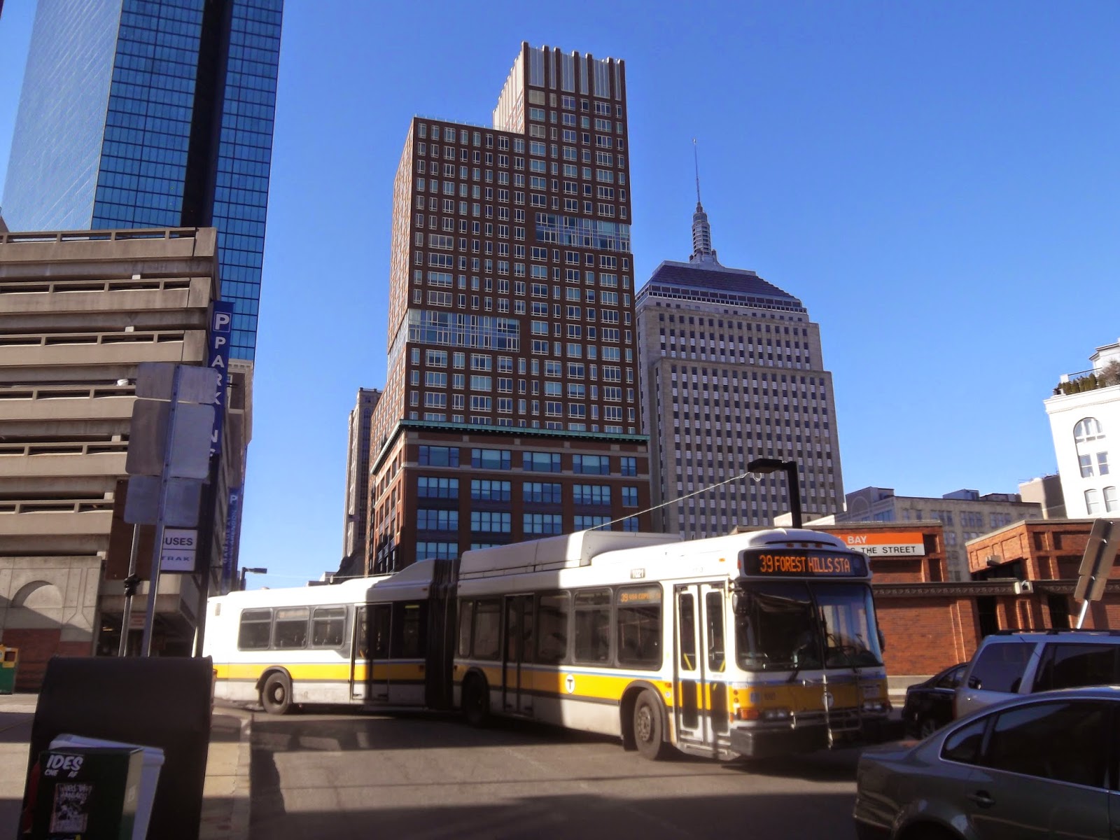 Miles on the MBTA 39 (Forest Hills Station Back Bay Station via