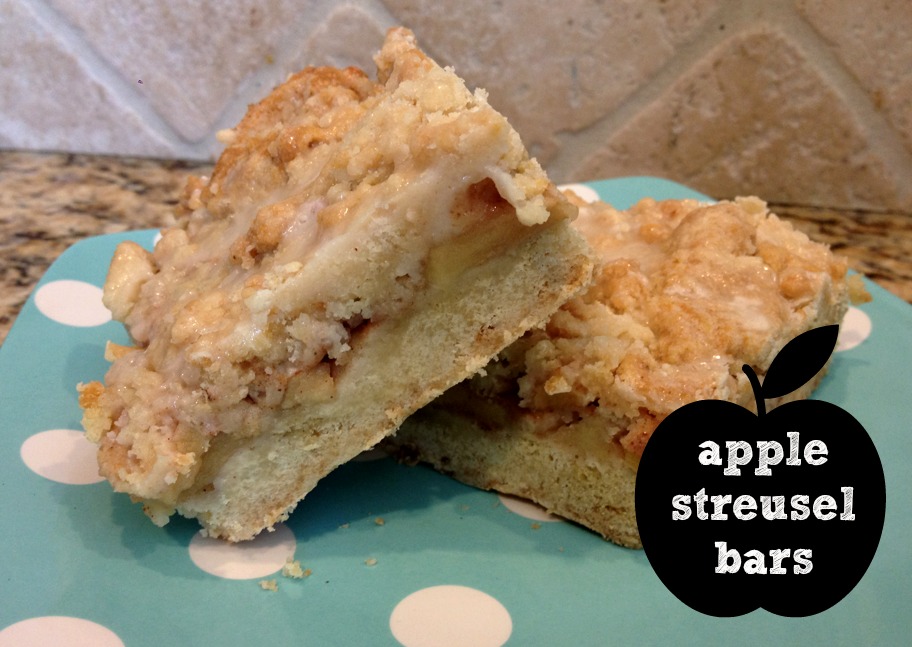 Four Girls & A Daddy Last Day of Summer & Apple Streusel Bars