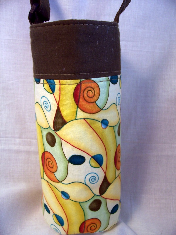 Me Sew Crafty Water Bottle Holder with a Shorter Strap