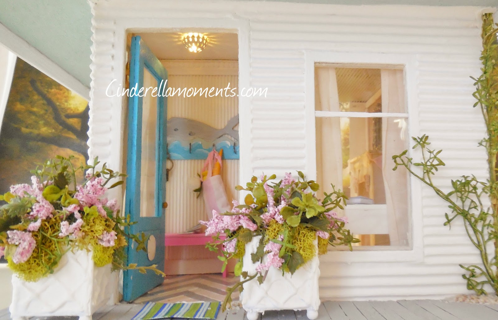 Cinderella Moments Baleine Beach Cottage Dollhouse Finished