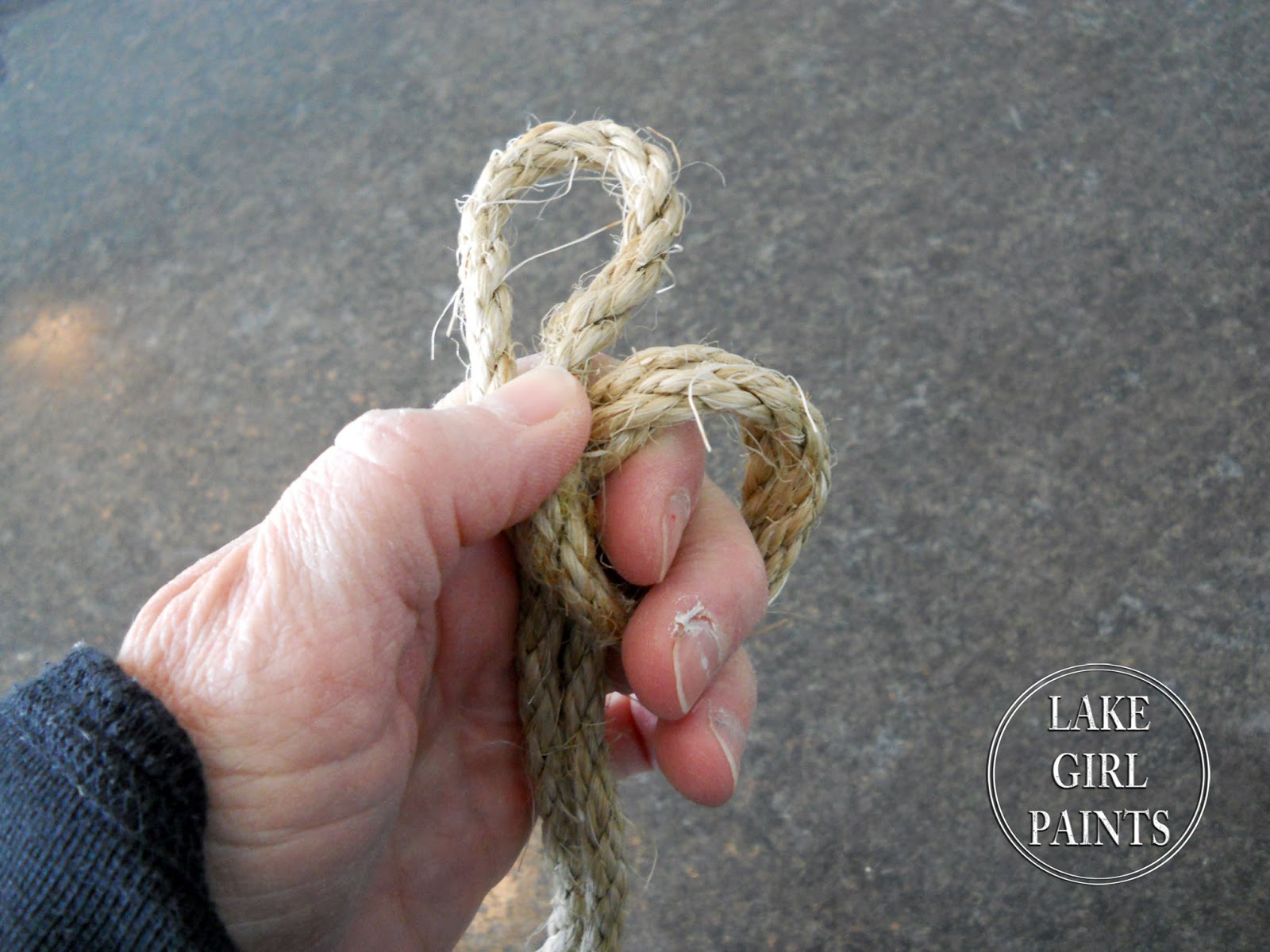 Lake Girl Paints Jute Rope Handles Easy to Make