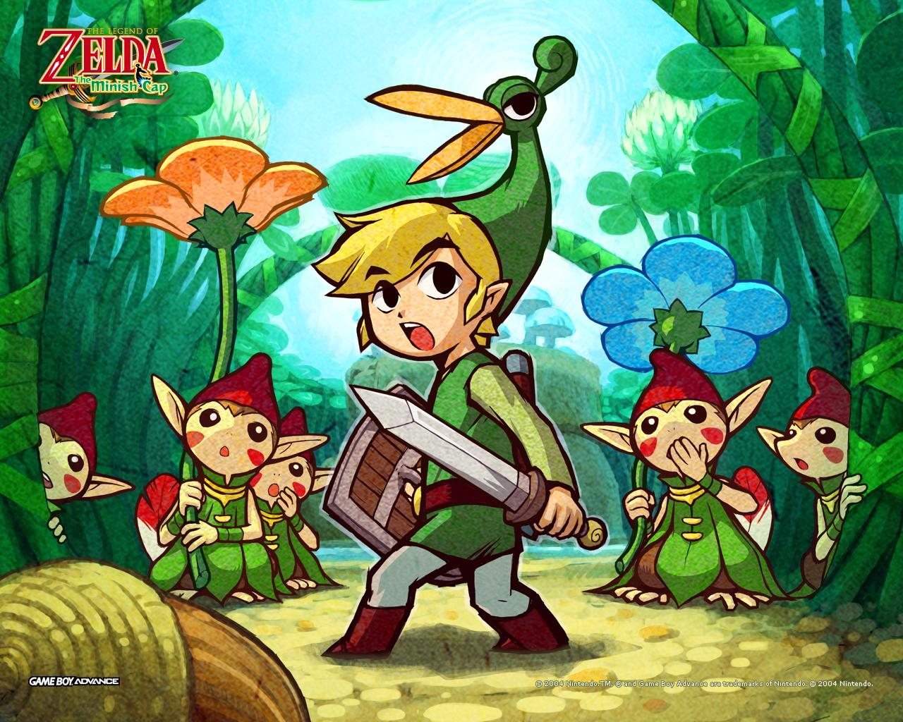JUEGO THE LEGEND OF ZELDA THE MINISH OF CAP juego the legend of zelda the minish of cap: