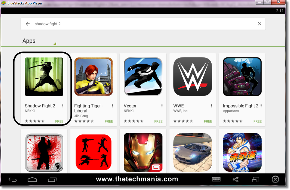 shadow fight 2 скачать на windows 10