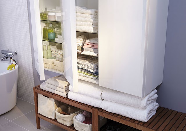 Living in DesignLand: ALMACENAJE EN BAÑOS. TODO EN ORDEN