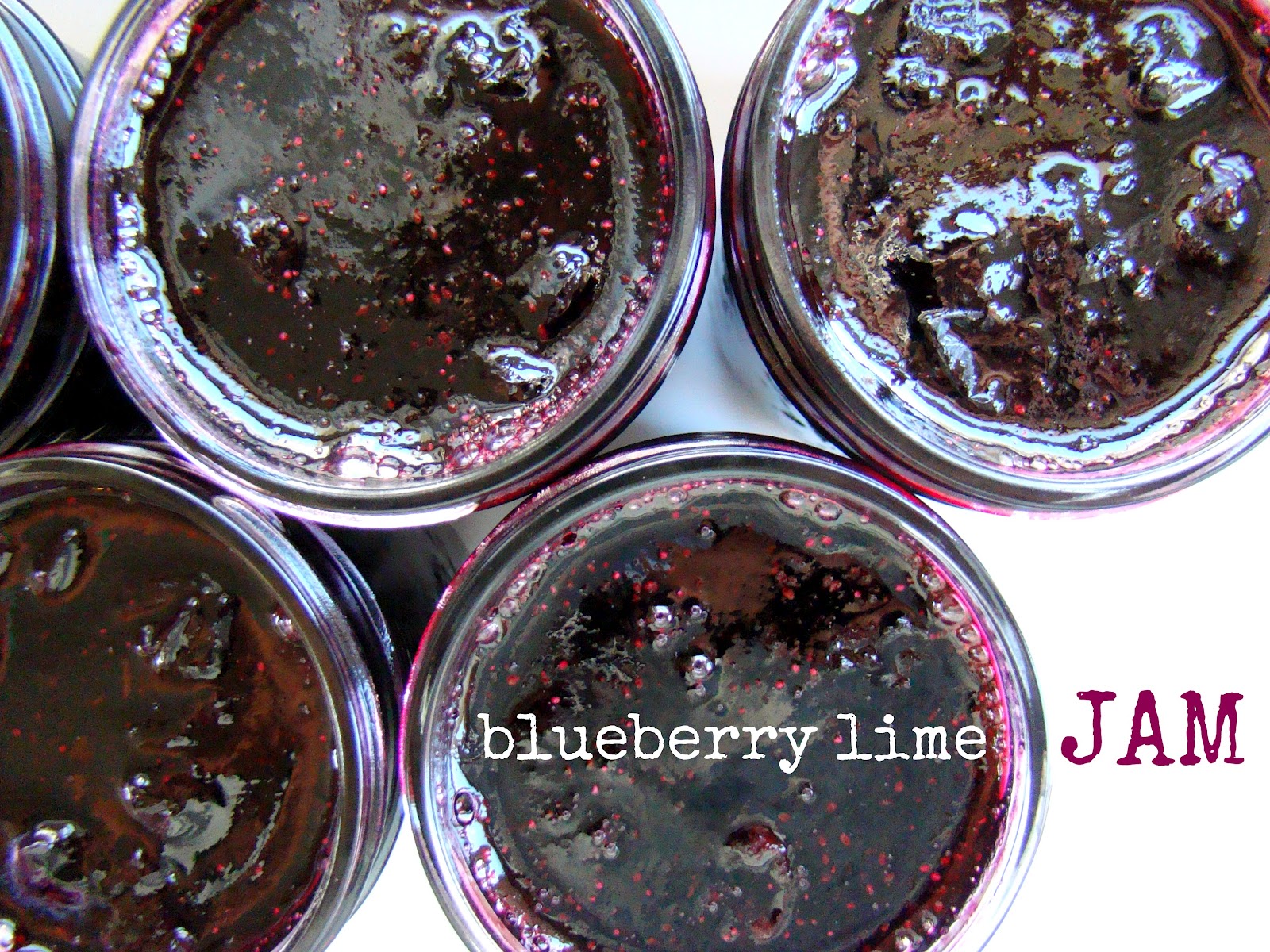 Blueberry lime jam