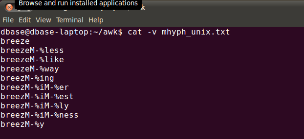 linux cat command