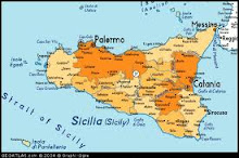Χάρτης Σικελίας