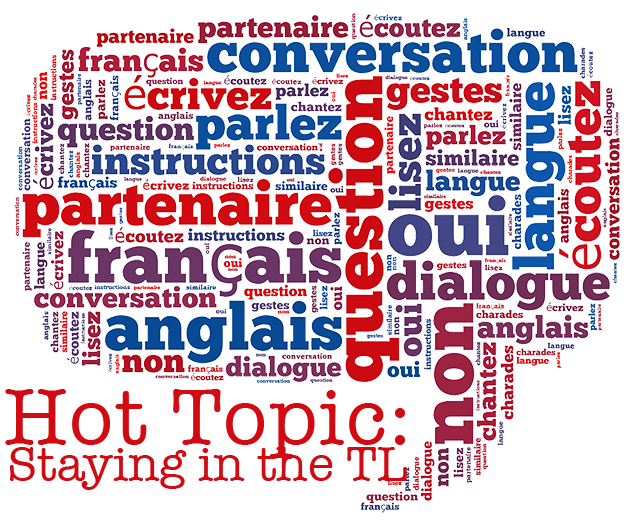 The French Corner Hot Topic Staying in the Target Language