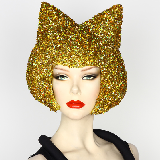 Catsparella Patricia Field Glitter Kitty Wigs