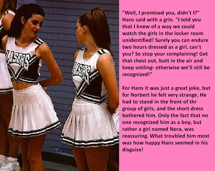 Crossdressing captions Cheer Drama