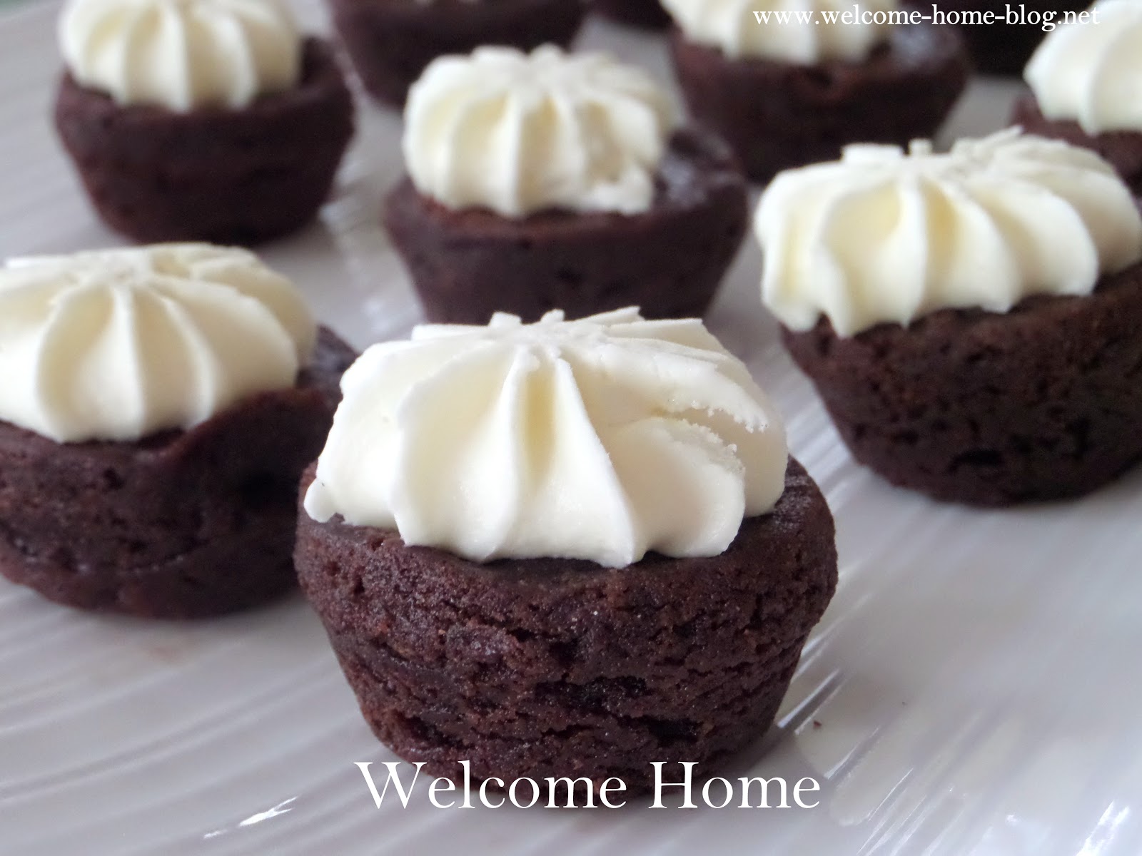 Home Blog Brownie Bites with Cream Cheese Frosting