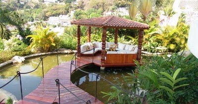 Jasa Kolam: Gazebo Kayu Kelapa | TIPS MEMBANGUN KOLAM DI BAWAH GAZEBO