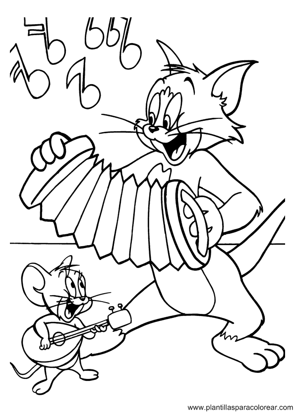 Imagenes Para Colorear De Tom Y Jerry