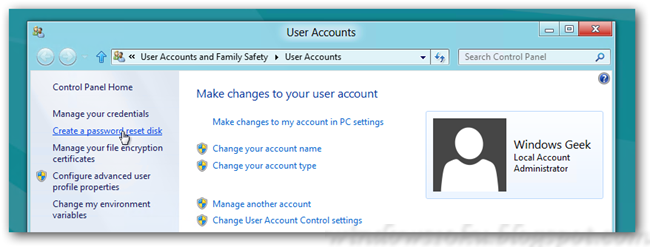 Belajar Komputer Windows Cara Membuat Dan Menggunakan Password Reset Disk Atau Usb Di Windows 8 Atau 10
