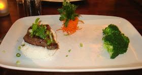 skirt steak and broccoli