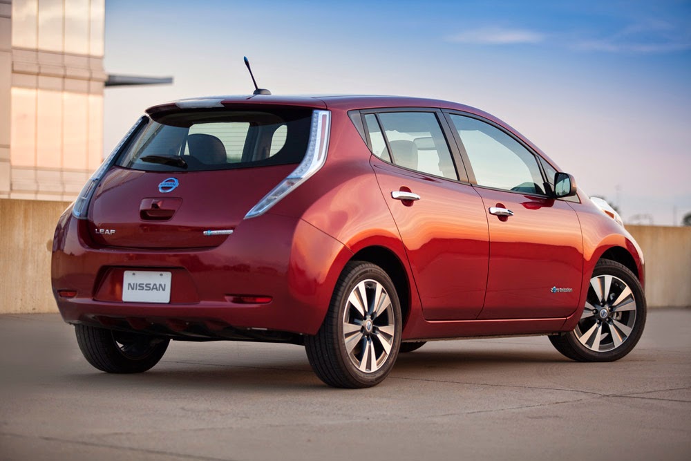 2014 Nissan Leaf rear shot
