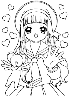 sakura coloring pages, free coloring pages