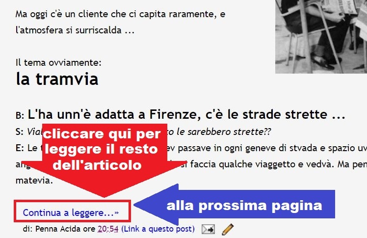 per sfogliare un articolo