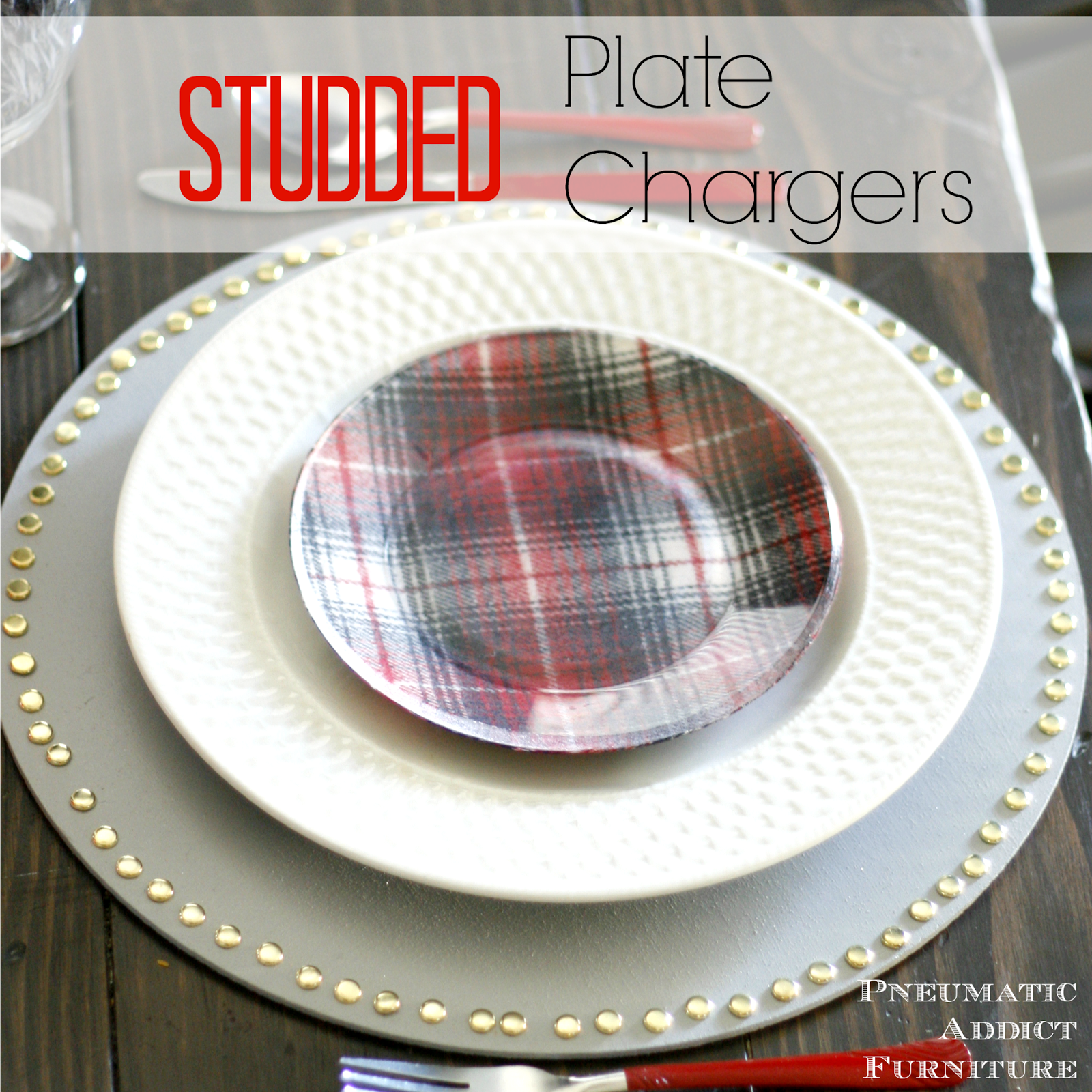 Studded Plate Chargers Pneumatic Addict