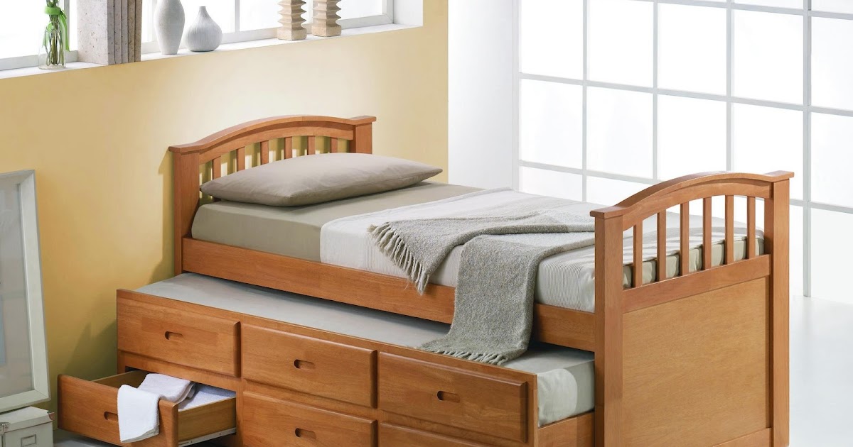 single wood bed Single Wood Bed
