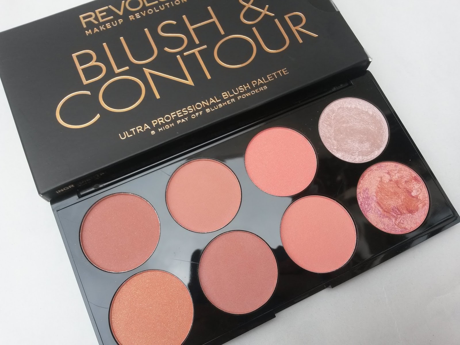 ♥ A British Sparkle ♥ Makeup Revolution Blush & Contour Palette Review