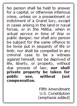 Fifth amendment text image
