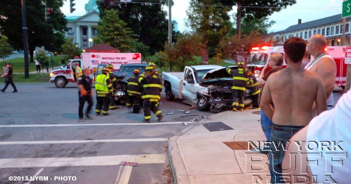 New York Buff Media Monticello FD on scene of a motor vehicle