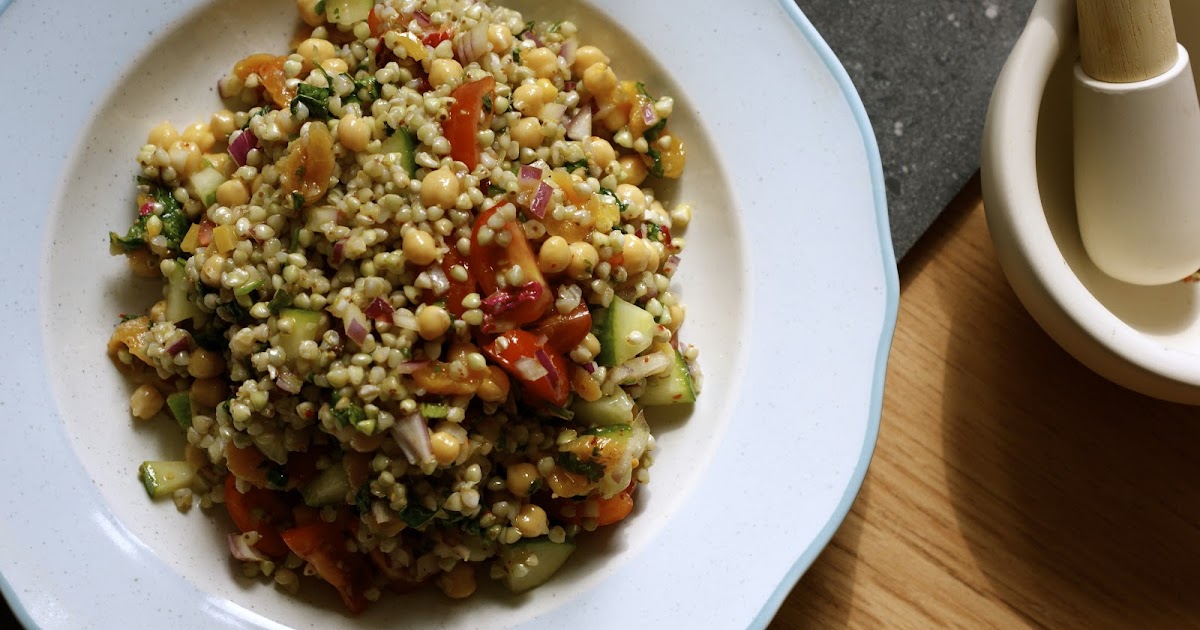 Domestic Sluttery Gluten Free Mediterranean Buckwheat Salad