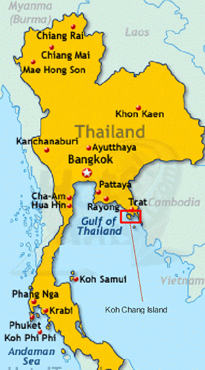 koh chang map