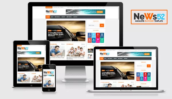 News52 Responsive Blogger Template Free Premium News52 Responsive Blogger Template Free Premium
