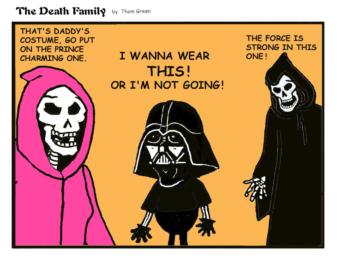 The Death Family by Thom Green Cartoon #30