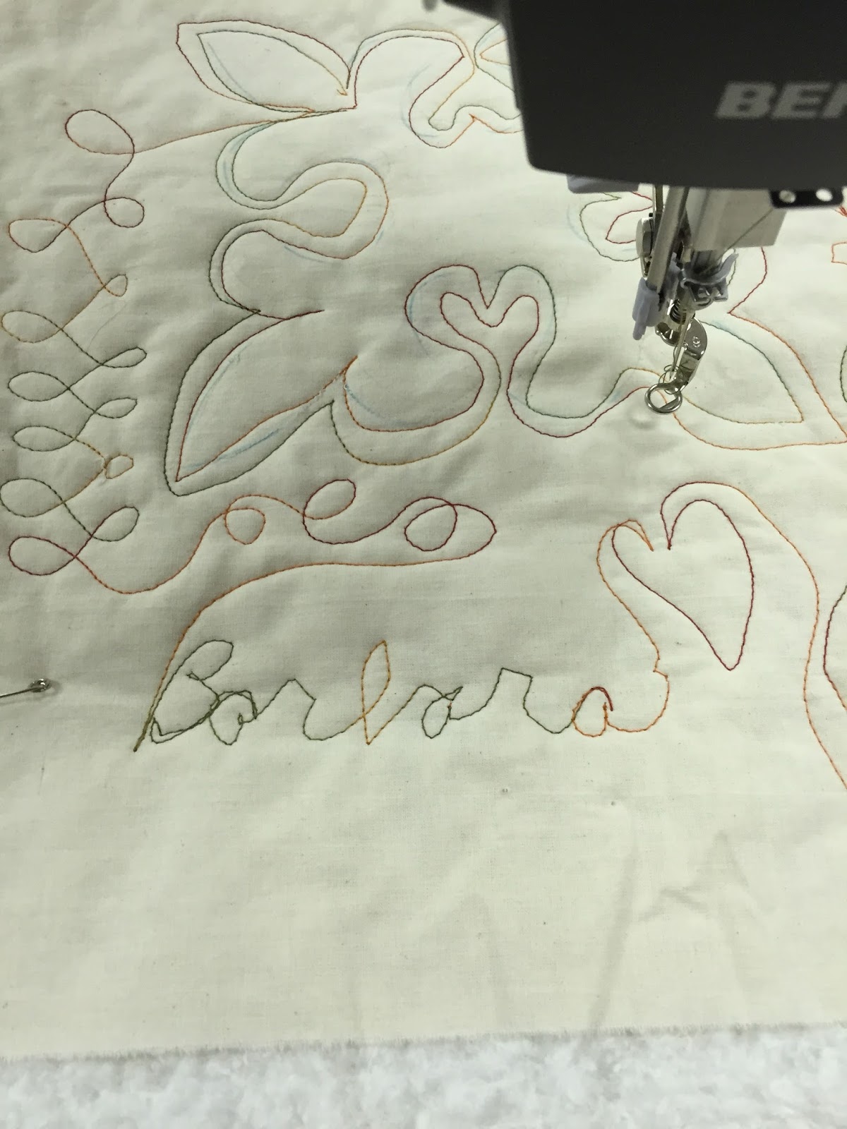 My Joyful Journey Bernina Q20 SitDown Long Arm Quilting Machine