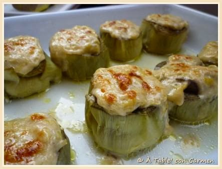 Verduras Gratinadas Rellenas De Foie
