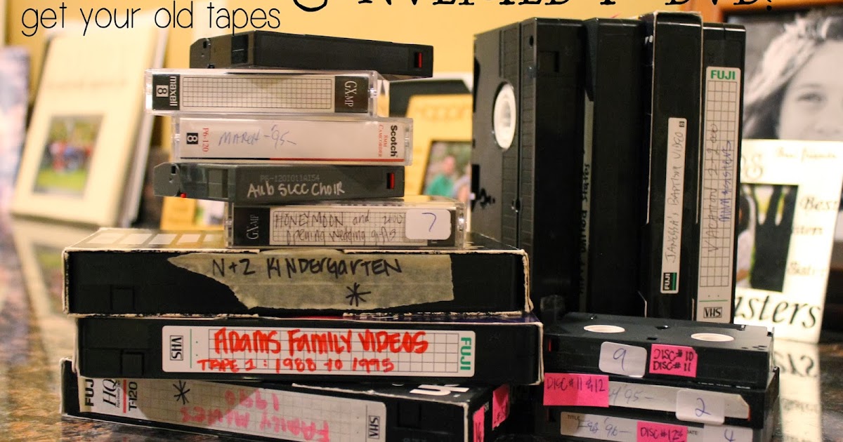 Organize It Challenge Convert Your VHS & Camcorder tapes