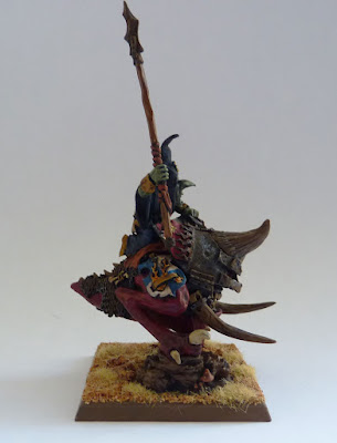 Forge World Night Goblin Warboss on Great Cave Squig