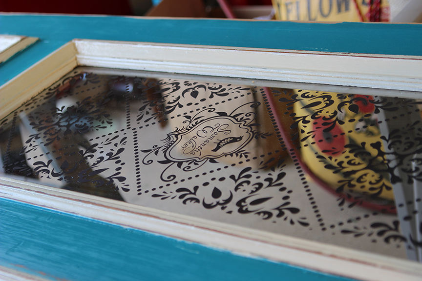 Samantha Walker's Imaginary World Silhouette Vinyl stencil Glass