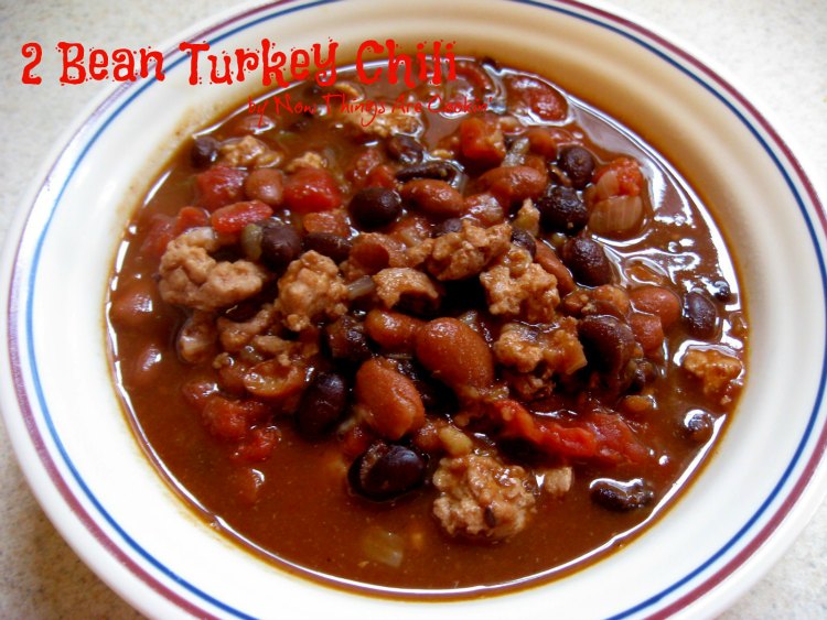Now Things are Cookin' Slow Cooker 2 Bean Turkey Chili Recipe